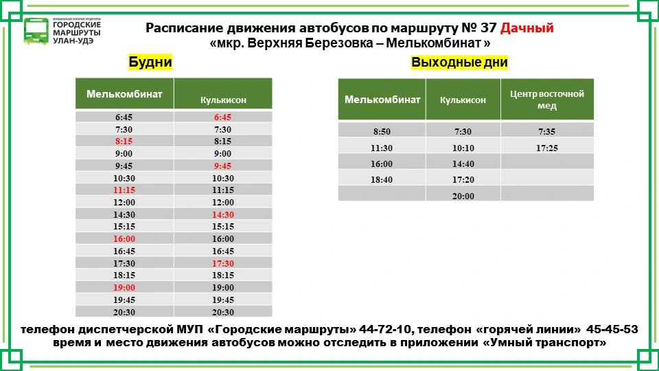 №37 Дачный: Мелькомбинат — Верхняя Берёзовка