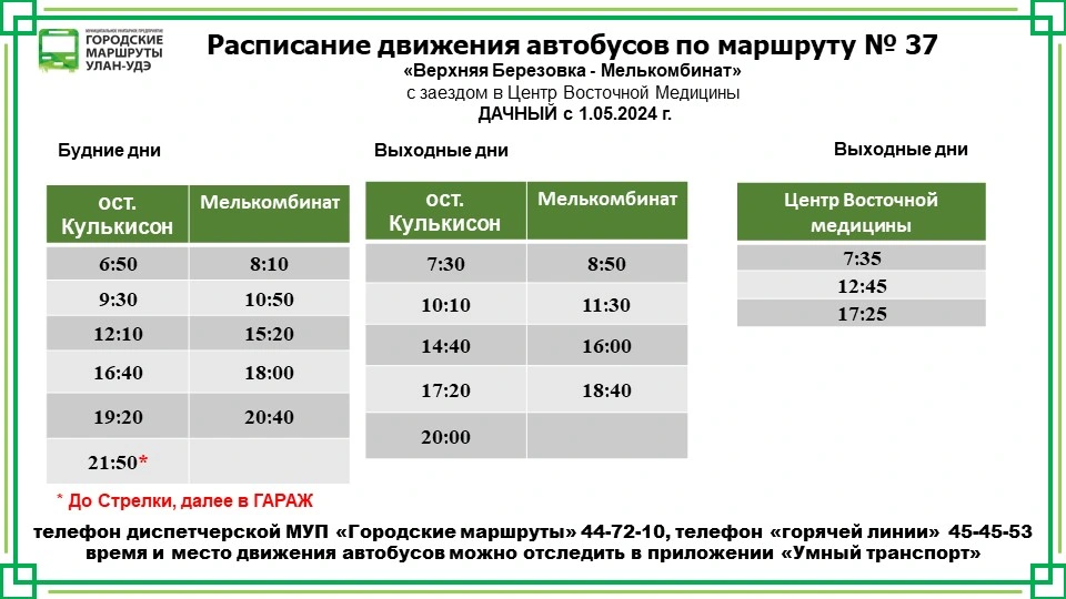 №37 Дачный: Мелькомбинат — Верхняя Берёзовка