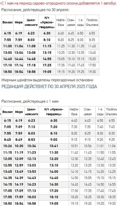 2 «Вокзал — Красный Камень — Рудник — Посёлок Ольховка» 2 «Вокзал — Красный Камень — Рудник — Посёлок Ольховка»