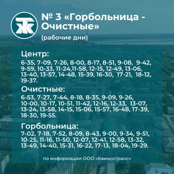 №3 Горбольница - Очистные