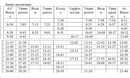 №3 А/С Вокзал - Университет