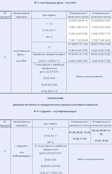 3 м/р Немецкие Дома - м/р ОЭС