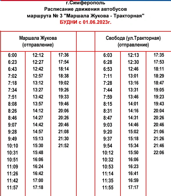 № 3 «Маршала Жукова — Тракторная» будни