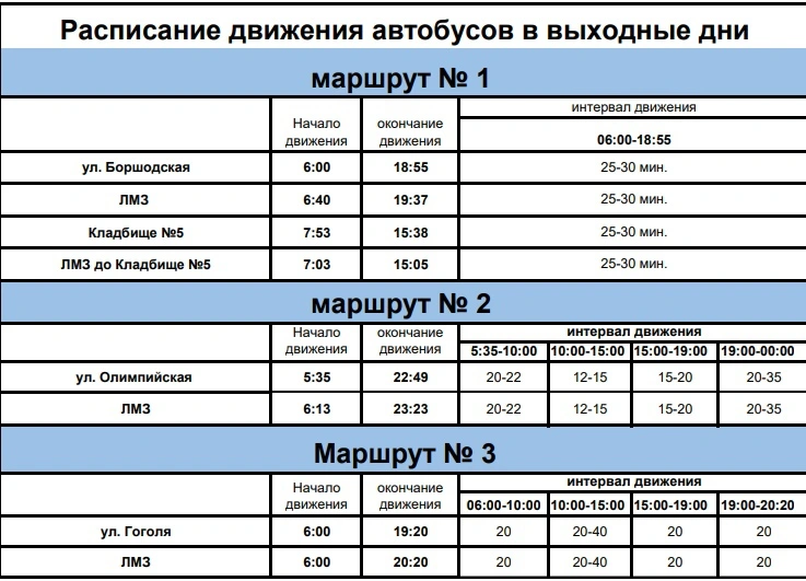 3 Красная - Литейно- механический завод по выходным