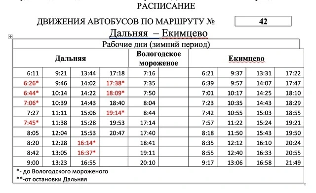 42 Доронино - Екимцево