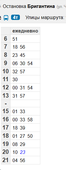 4Т  Бригантина - Вокзал