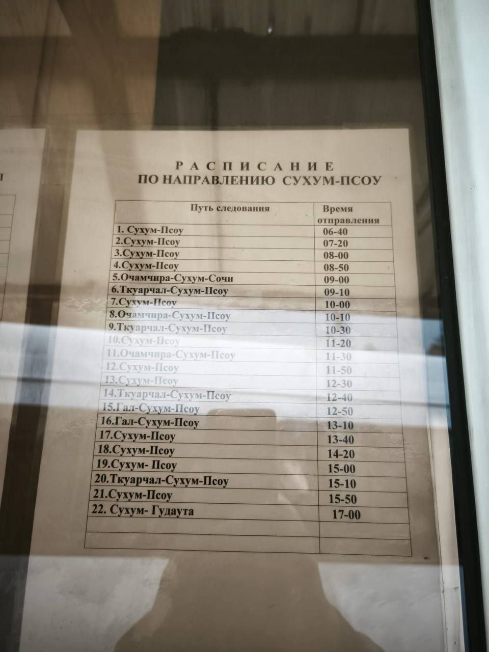 Сухум - Псоу