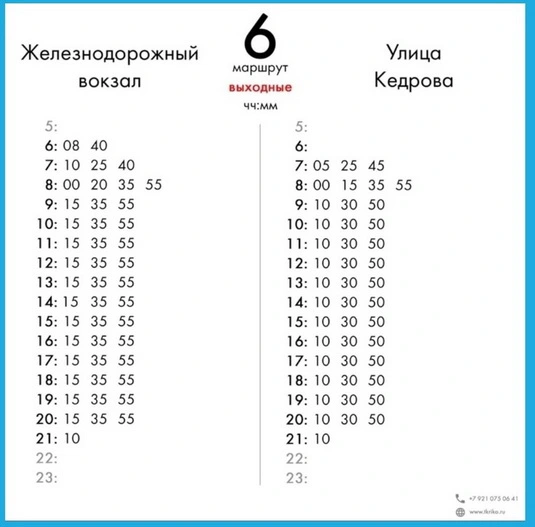 6 ЖДВ - ул. Кедрова