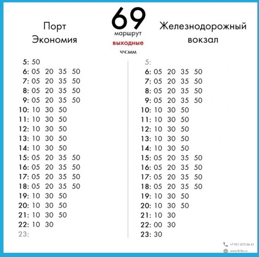 69 порт Экономия - АГКЦ