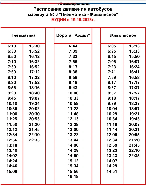 №6 «Пневматика-Живописное»