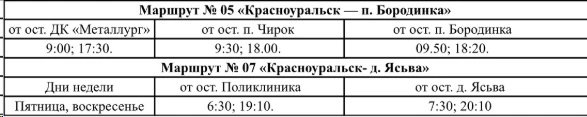 №5 Устиновка - п. Бородинка