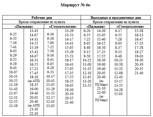 №6К «Стоматология» - «Пильная»
