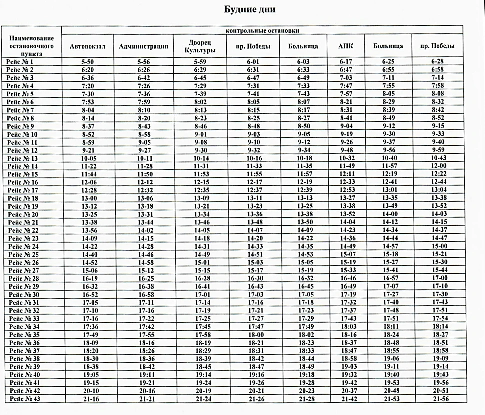 4 «Автовокзал - 8 микрорайон» 