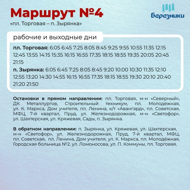 4 пл. Торговая - Зырянка