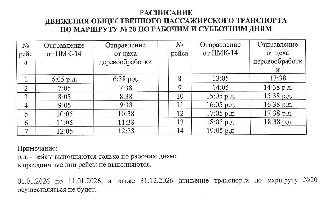 20 ПМК-14 - Цех Деревообработки