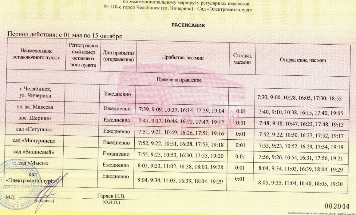 110-с г. Челябинск, ул. Чичерина Сад «Электрометаллург»