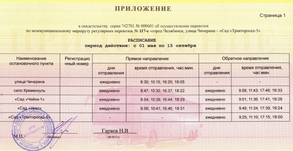 117-с г. Челябинск, ул. Чичерина Сад «Тракторосад-5»