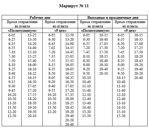№11 Политехникум — 9 цех
