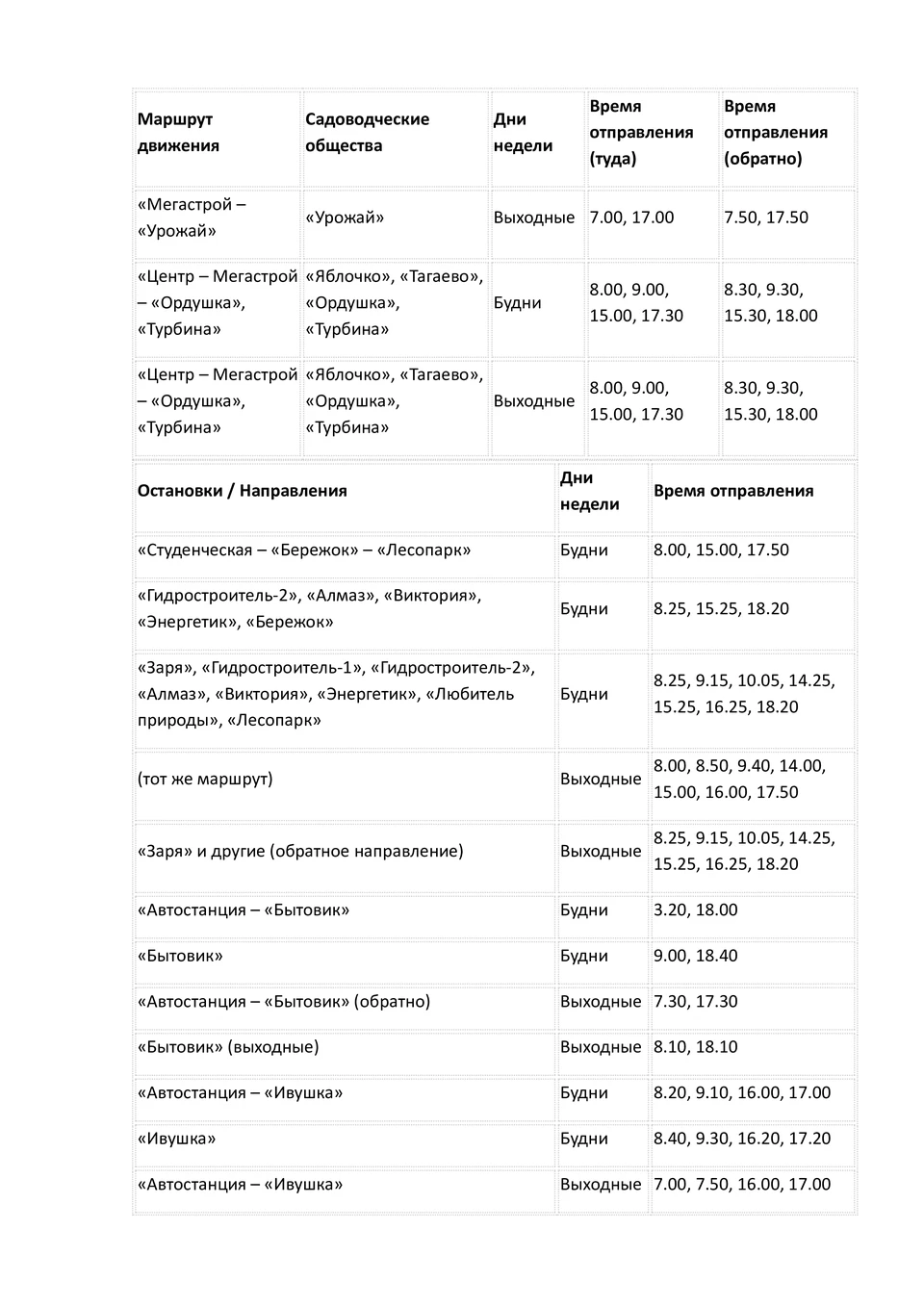 Расписание автобусов Набережные Челны от Красные Челны