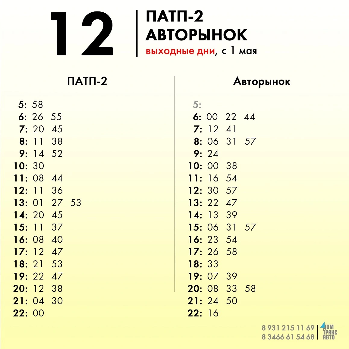 12 ПАТП-2 - Авторынок 12 ПАТП-2 - Авторынок