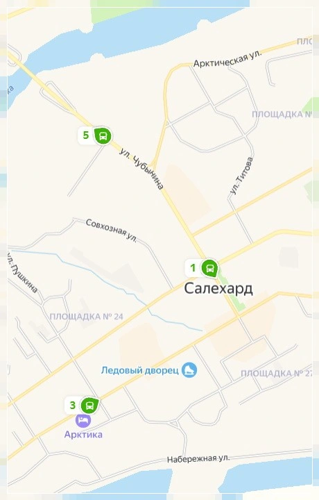 посмотреть где автобус в Салехарде