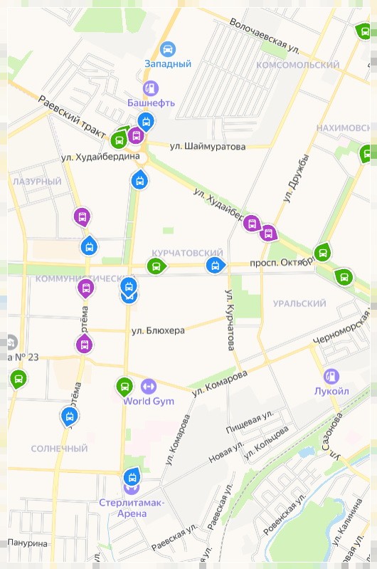 посмотреть где автобус в Стерлитамаке