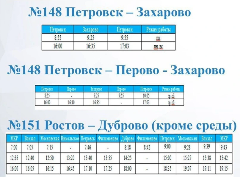 № 148 Петровск - Захарово