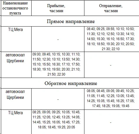 № Т-374-а "ТЦ Мега (Кстовский р-н) – Н.Новгород (автовокзал Щербинки)"